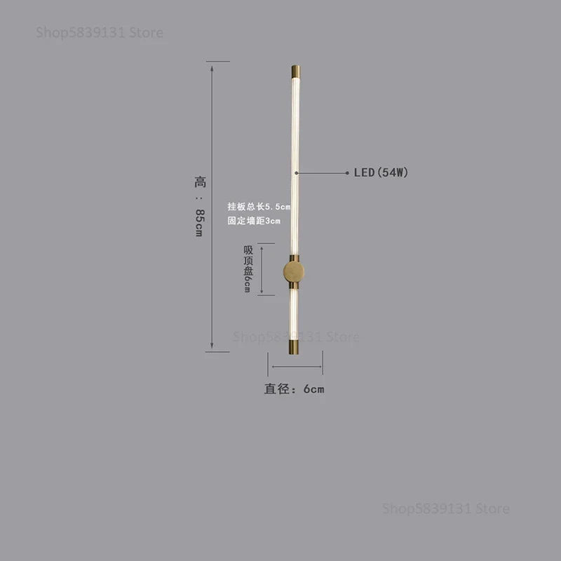 Afralia™ Modern Gold Geometric Wall Lamps for Bedroom and Living Room Lighting