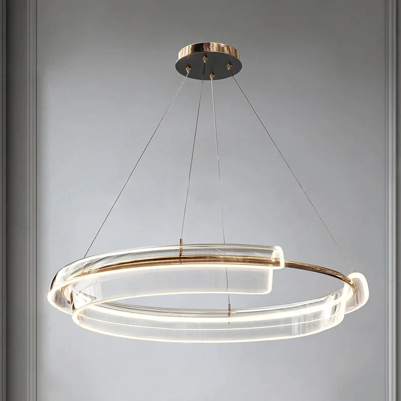 Afralia™ Italian Minimalist Chandelier for Living Room, Bedroom, and Dining Room