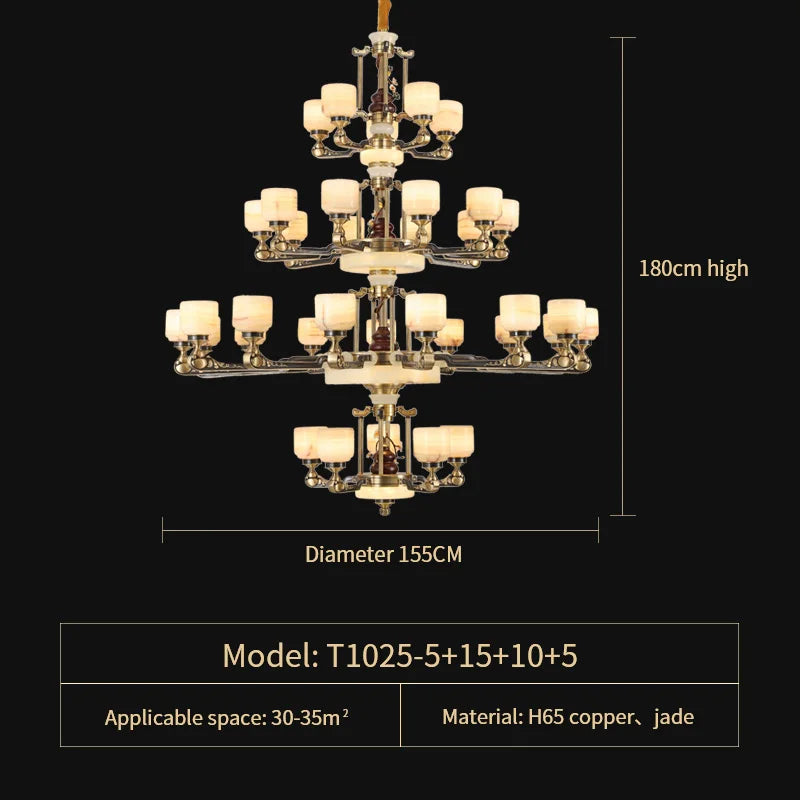 Afralia™ European Crystal Chandelier: Modern Luxury Copper Lighting for Living Room, Restaurant, and Hall.