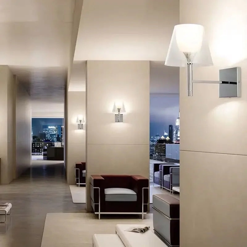 Afralia™ Rotary LED Wall Lamp Sconce Light for Bedroom & Living Room