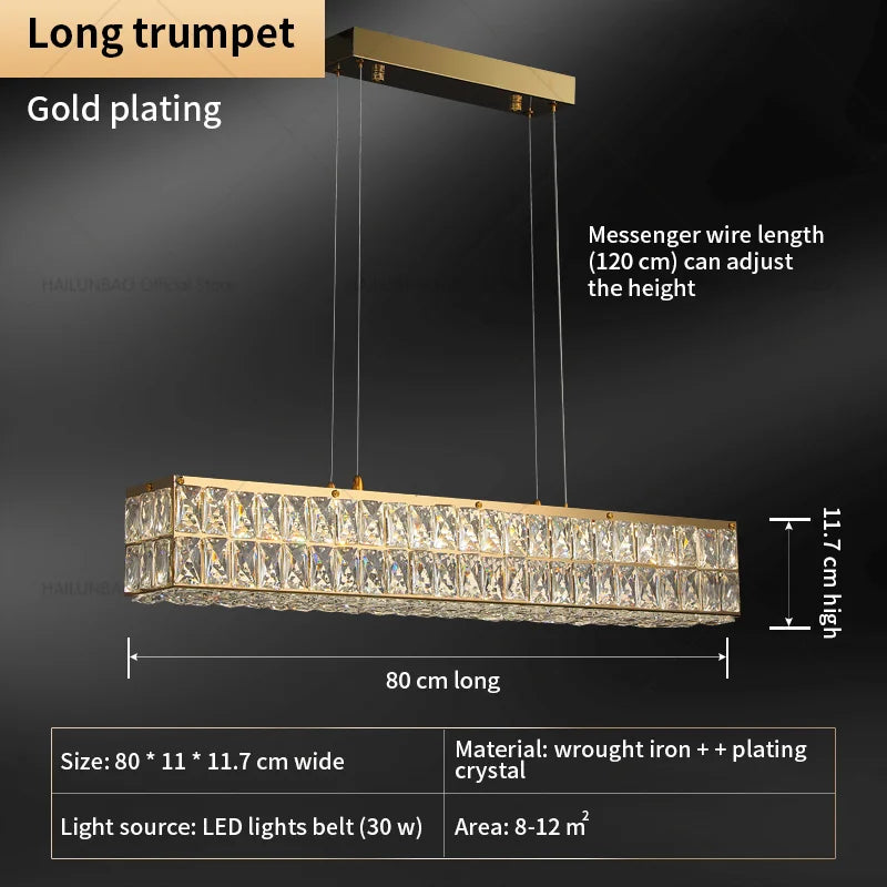 Afralia™ Crystal Chandelier: French Vintage Luxury Lighting for Living Room & Dining Room