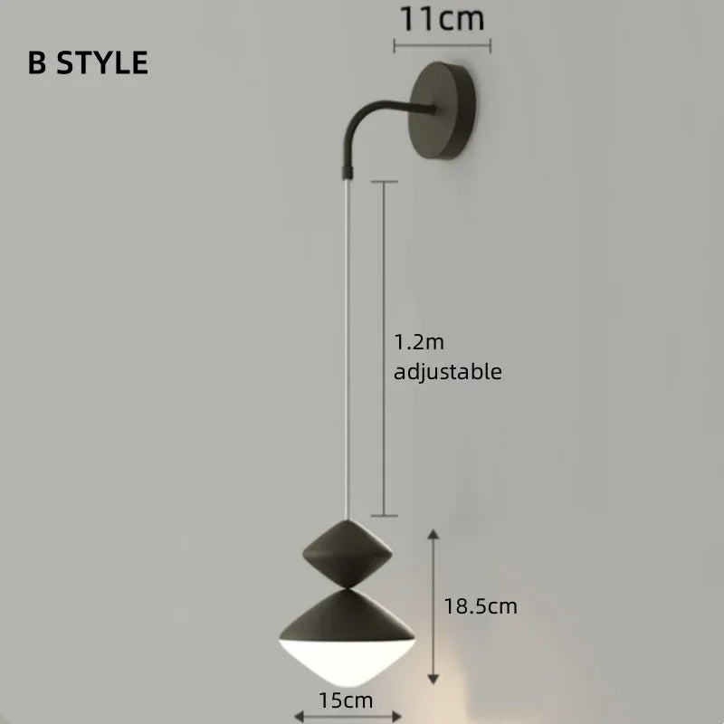 Afralia™ LED Pendant Lights Modern Minimalist Bedroom Living Room Indoor Lighting