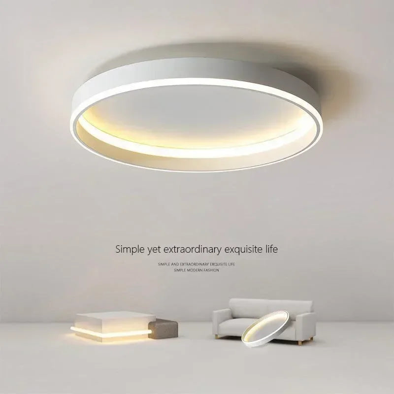 Afralia™ Geometric LED Ceiling Lamp Chandelier for Living Dining Room Study Bedroom Aisle Balcony