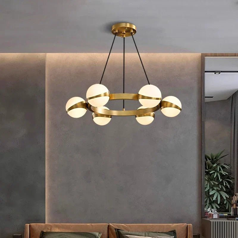 Afralia™ Modern LED Pendant Light Chandeliers for Living Room and Dining Room
