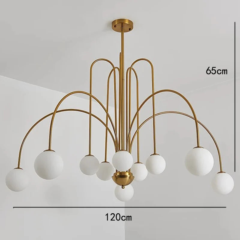 Afralia™ Modern LED Pendant Chandeliers for Living Room and Dining Room
