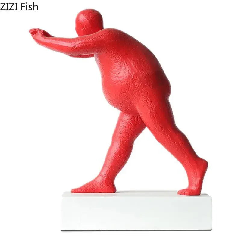 Abstract Resin Sculpture Modern Home Decor by Afralia™