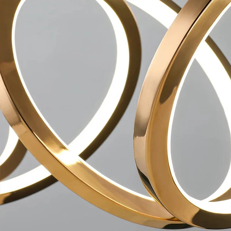 Afralia™ Modern LED Pendant Chandeliers for Living Room Dining Room Indoor Lighting