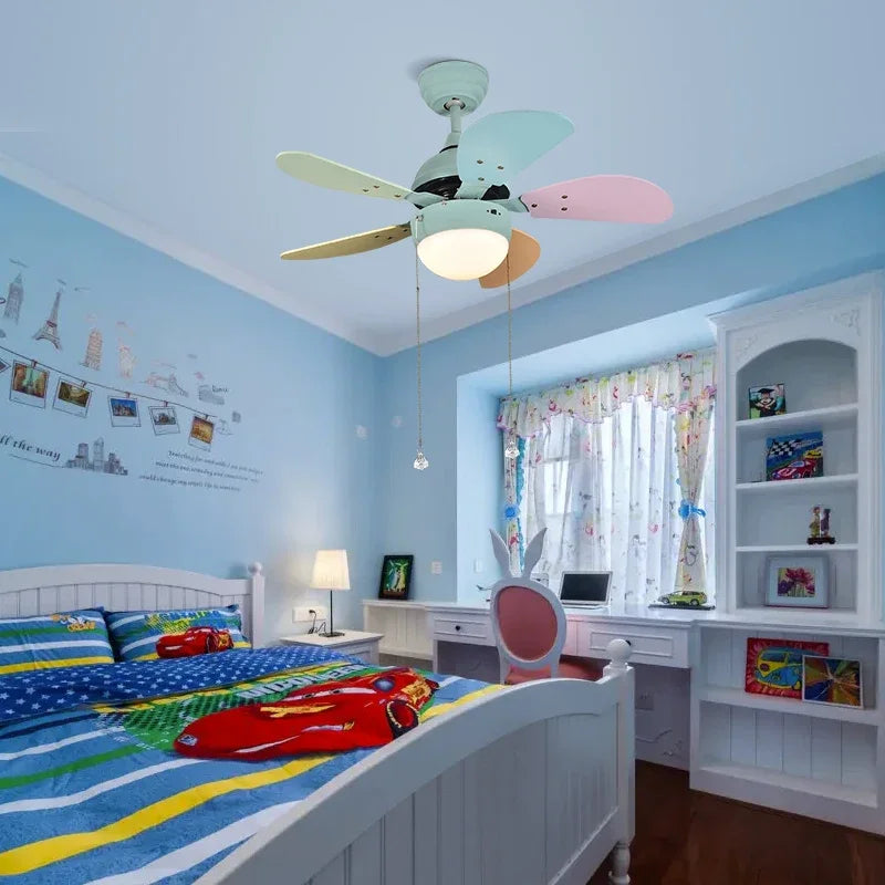 Afralia™ Modern LED Ceiling Fan with Remote Control & Minimalist Design in Black