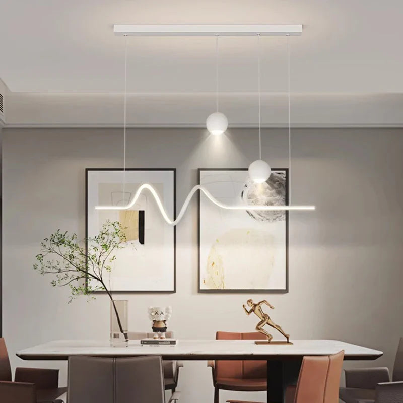 Afralia™ LED Pendant Light Chandeliers for Modern Home Decor and Indoor Lighting