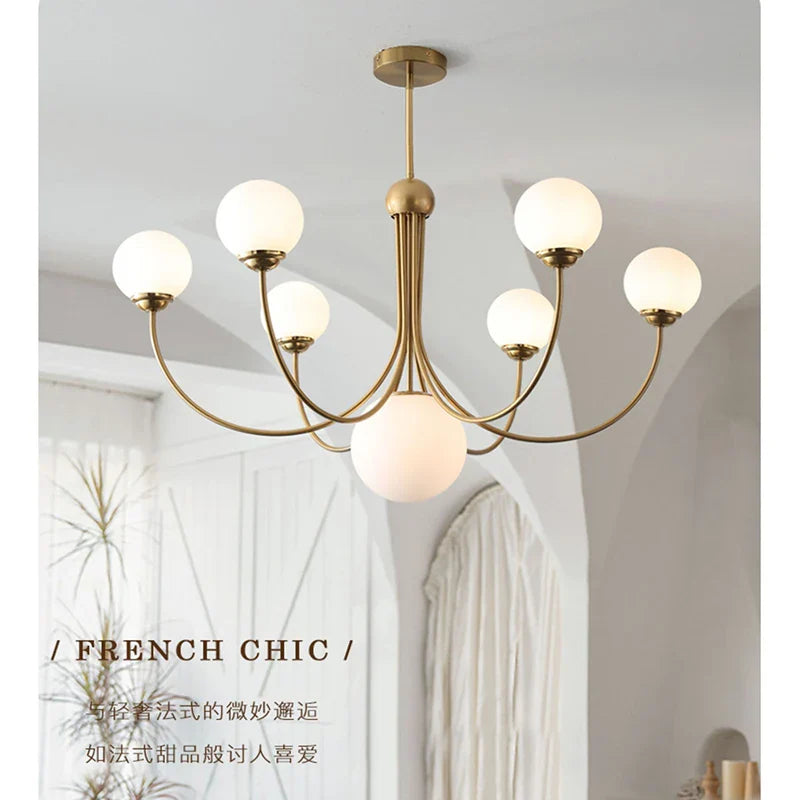 Afralia™ Modern Living Room & Restaurant Chandelier Collection in American & French Styles