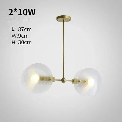 Afralia™ Nordic Acrylic Ceiling Chandelier for Living Room Dining Kitchen Bedroom Lighting