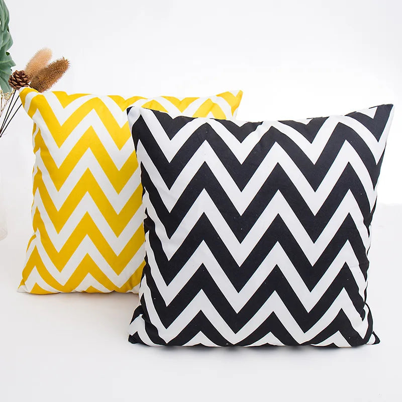 Afralia™ Geometric Printed Cushion Cover 45x45cm Home & Living Pillowcase