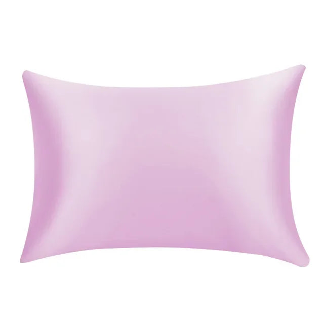 Afralia™ Soft Satin Pillowcase Set of 1, 48x74cm, Pure Emulation Silk, Solid Color