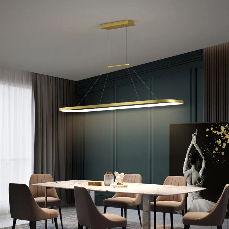 Afralia™ LED Chandelier Pendant Light for Kitchen Bedroom Dining Living Room