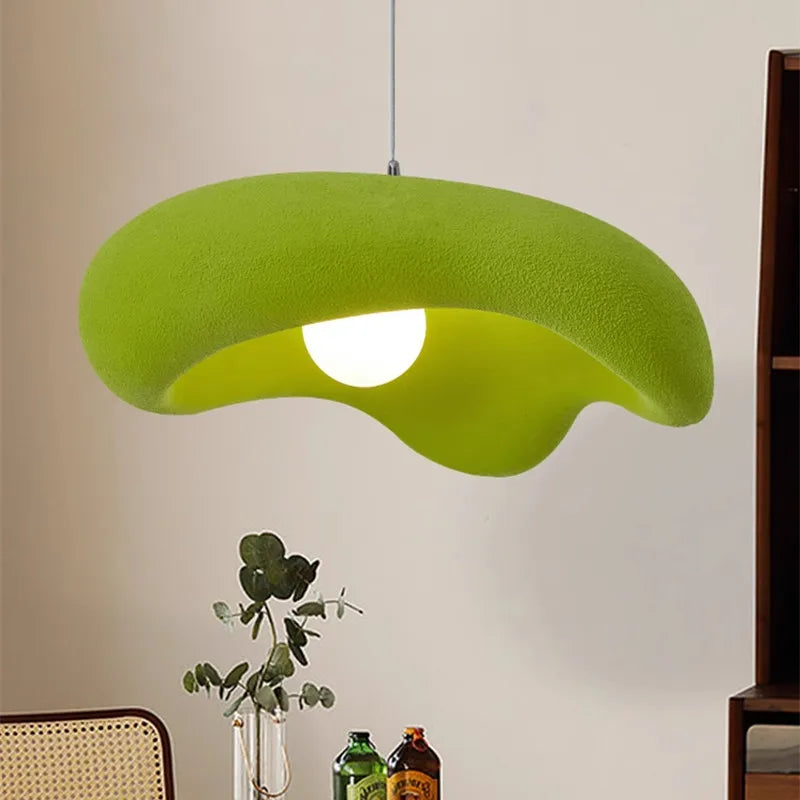 Afralia™ Creamy Style Pendant Light | Resin Dining Room LED Island Lamp