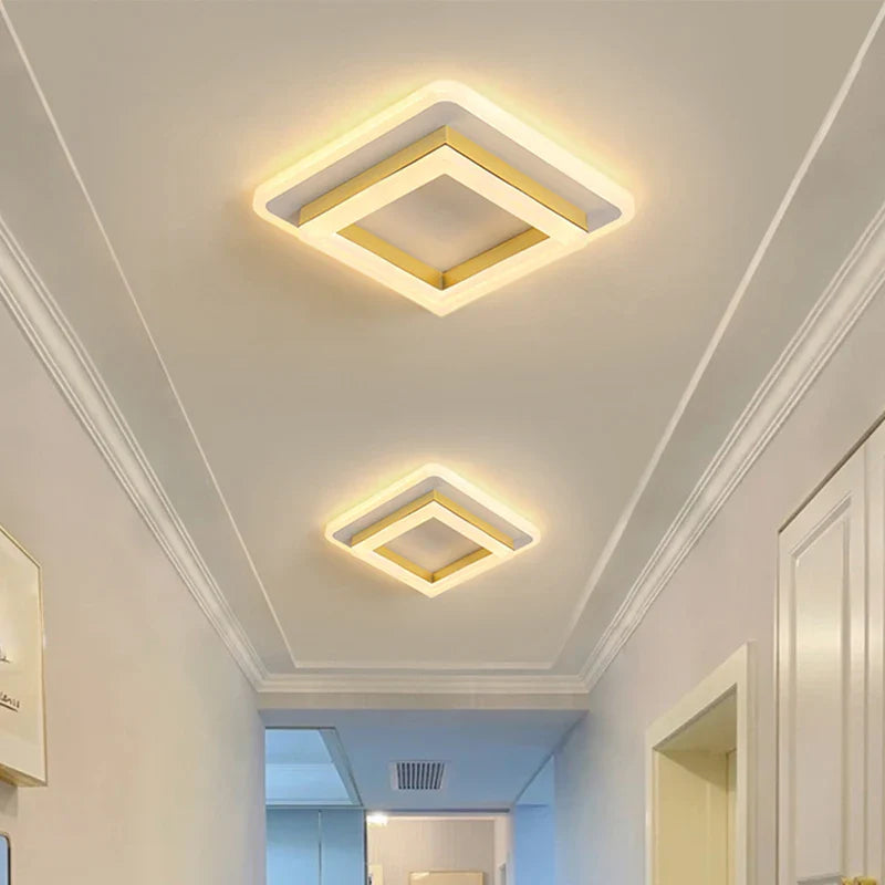 Afralia™ Nordic LED Ceiling Lamp for Indoor Decor - Bedroom, Living Room, Balcony Lighting