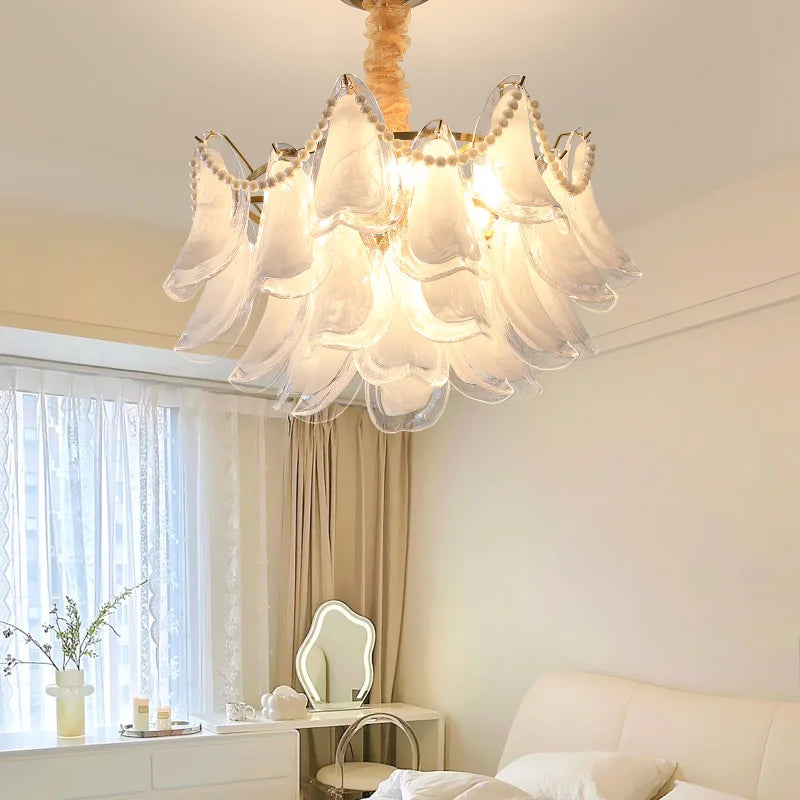 Afralia™ Crystal Chandelier: Modern Light Luxury for Living Room, Bedroom, Dining.