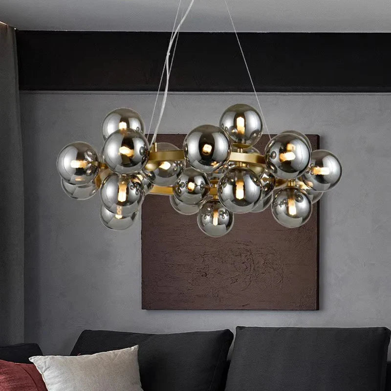 Afralia™ Modern LED Pendant Chandelier for Living Room & Dining Room Lighting