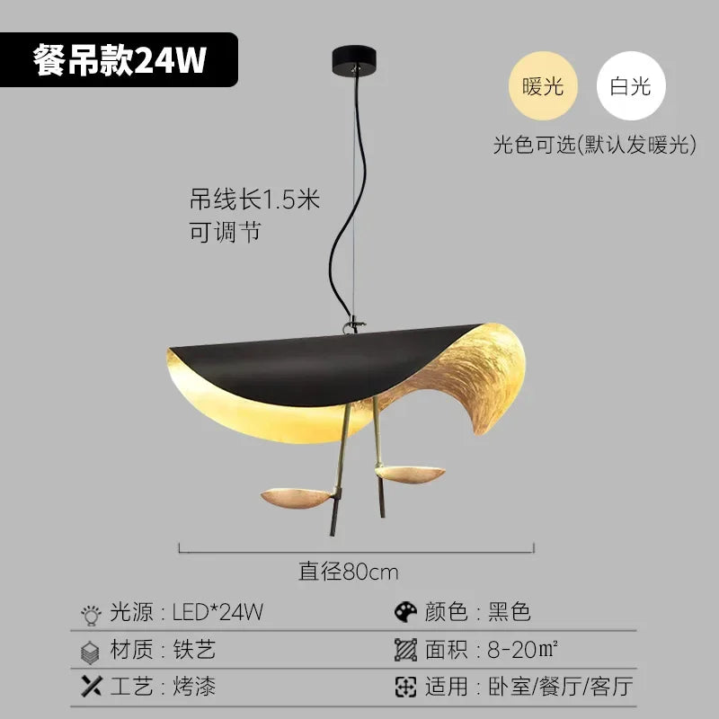 Afralia™ Nordic Minimalist Chandelier Pendant Light for Living Room Bar Bedroom