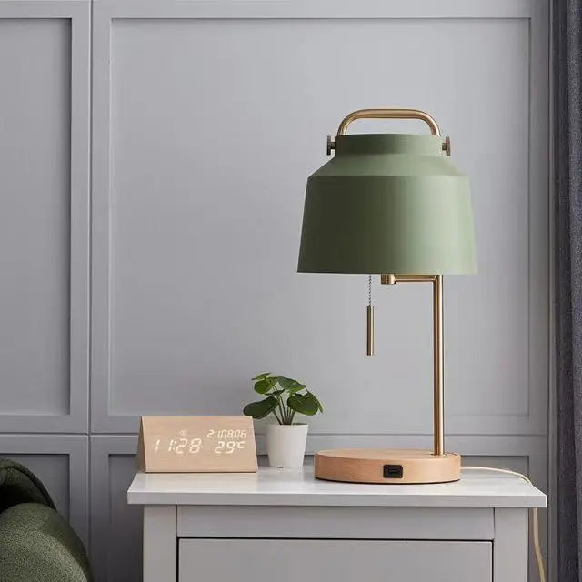 Afralia™ Nordic Macaron Table Lamp Modern Bedroom Bedside Light LED E27