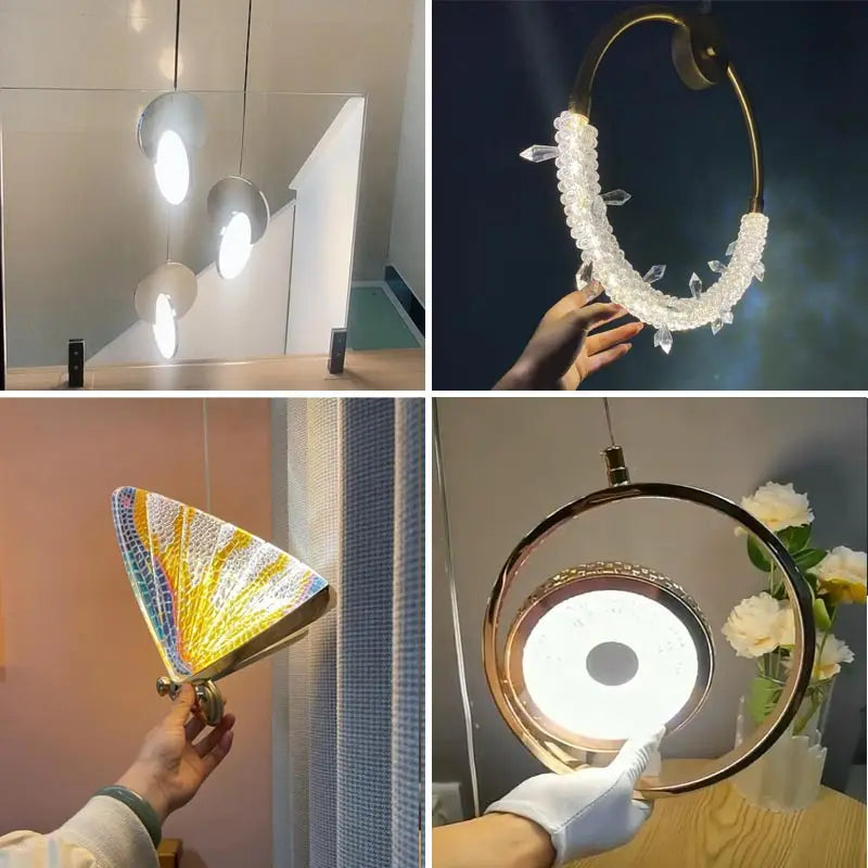 Afralia™ Gold Nordic Pendant Lights Indoor Kitchen Dining Room Home Decor