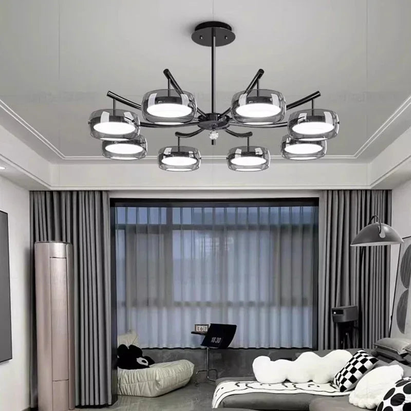 Afralia™ Nordic Minimalist Ceiling Chandelier for Home Decor Lighting Fixture