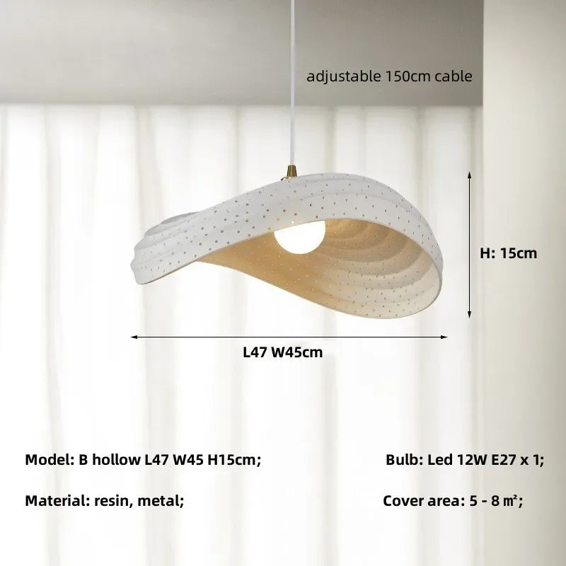 Afralia™ Minimalist Resin Pendant Lights for Dining Room, Bar, and Kitchen