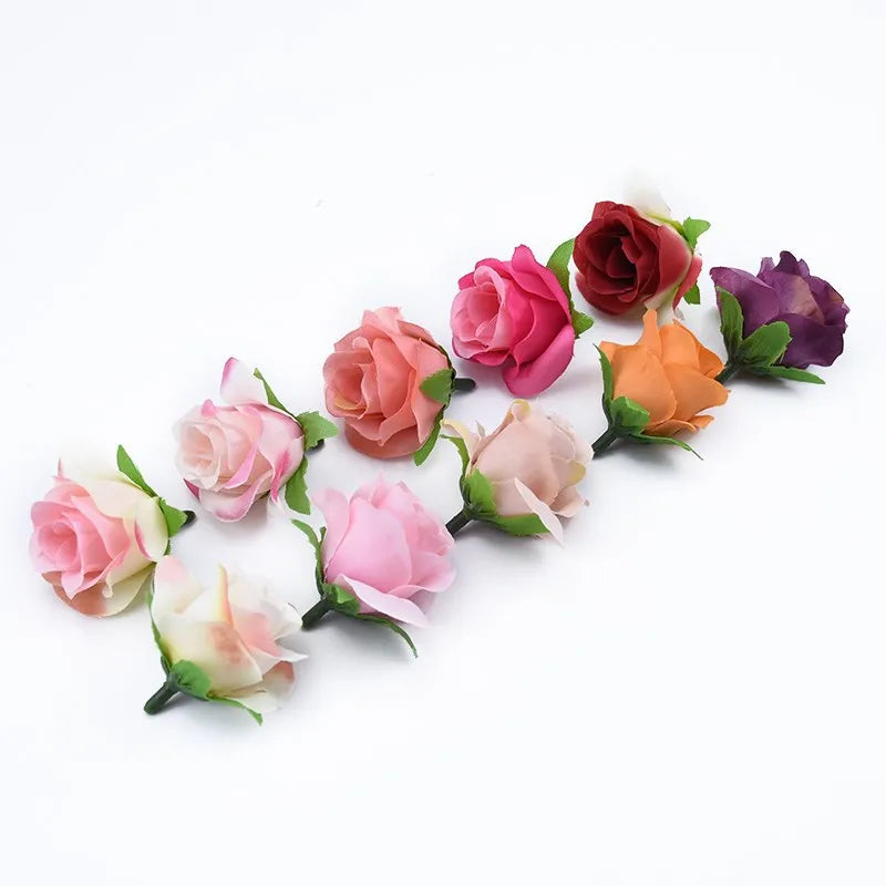 Afralia™ Artificial Plants Decorative Flowers Brooch for DIY Home Christmas Decor