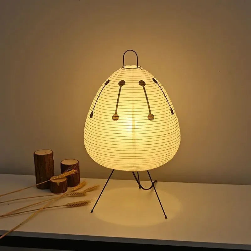 Afralia™ Noguchi LED Rice Table Lamp for Modern Minimalist Indoor Home Decor