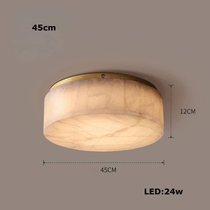 Afralia™ Spanish Mica Ceiling Light for Elegant Dining Room Decor