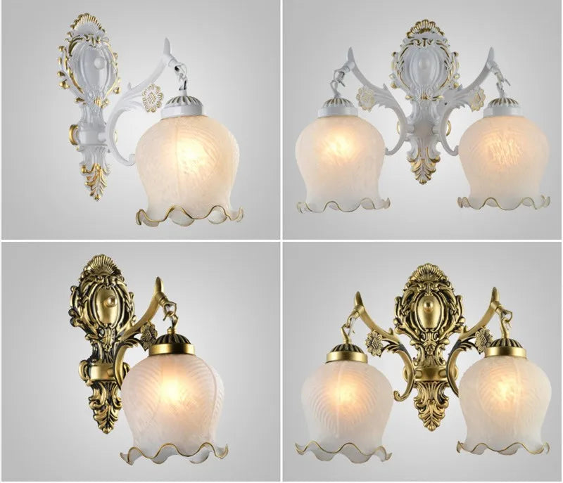 Afralia™ Classic Gold Wall Sconce for Bedroom Kitchen Stairway Lighting