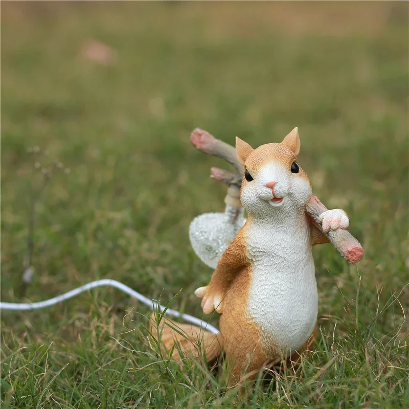 Squirrel Resin Table Lamp Afralia™ Nordic Designer Living Room Decor Bedside Light