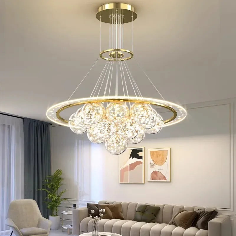 Afralia™ LED Pendant Light Chandeliers for Modern Home Decor and Indoor Lighting
