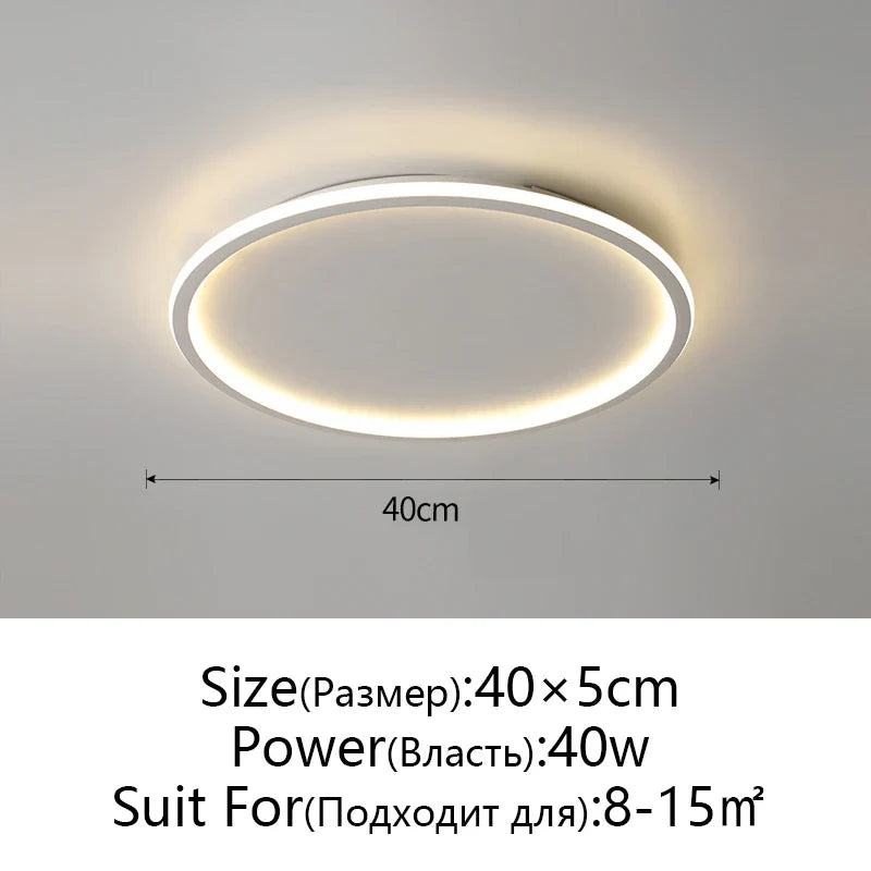 Afralia™ Dimmable LED Ceiling Light for Modern Nordic Home Living Room Lighting