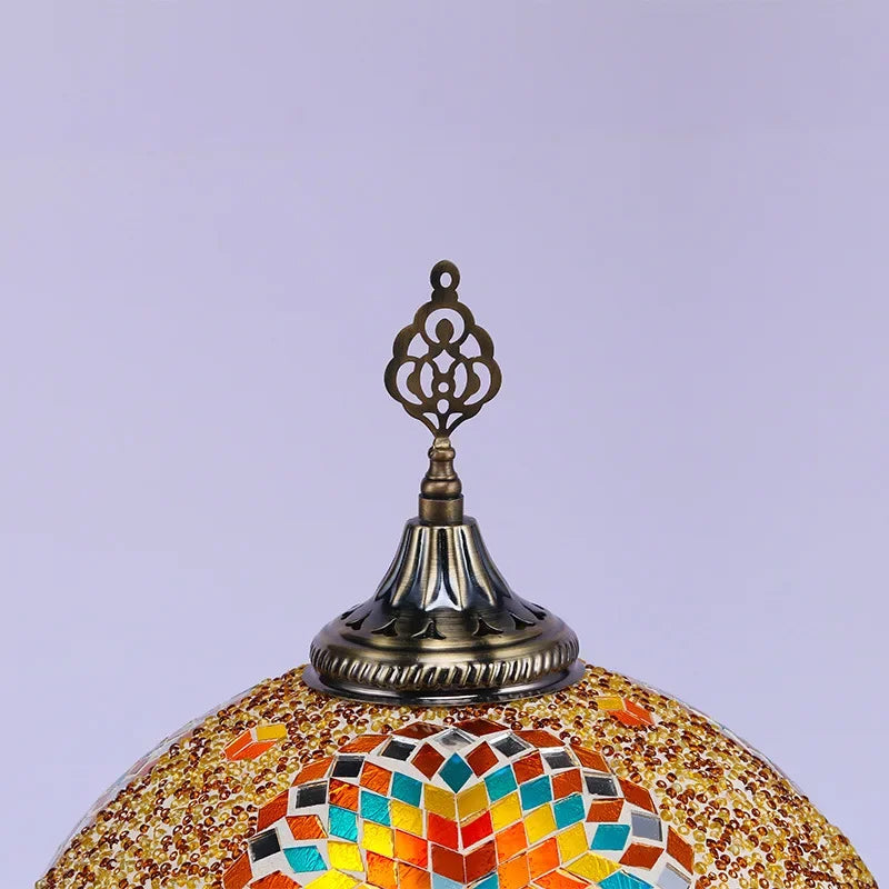 Afralia™ Mushroom Umbrella Table Lamp Retro Ethnic Türkiye Decor Nightlight Exotic Decor