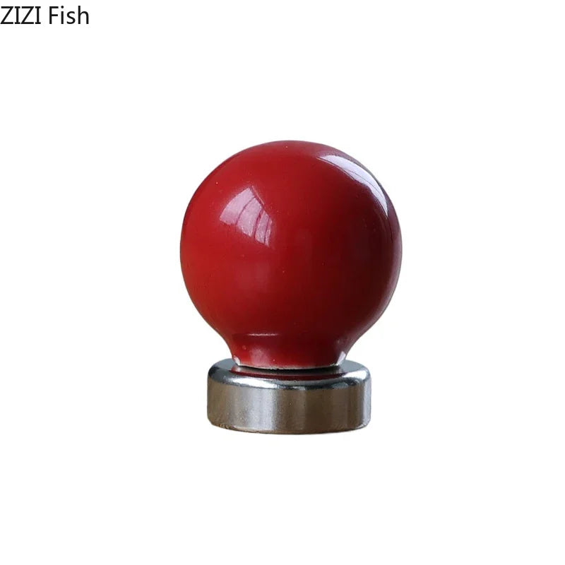 Afralia™ Ceramic Circle Wall Hooks Storage Shelves for Clothing and Hats