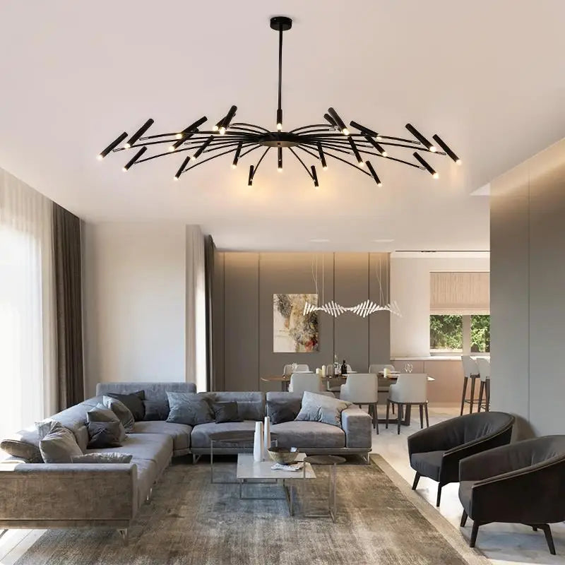 Afralia™ Nordic Blooming LED Chandelier: Modern Ceiling Light for Home, Living Room, Bedroom