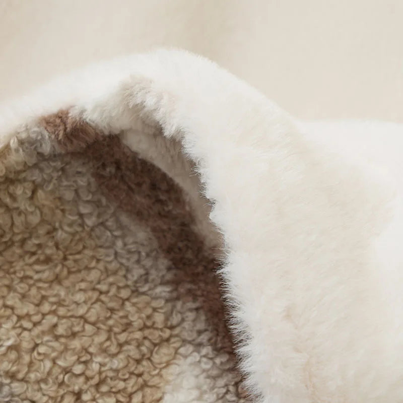 Afralia™ Arctic Velvet Faux Rabbit Throw Blanket | Cozy, Warm, & Luxurious Comfort Blanket