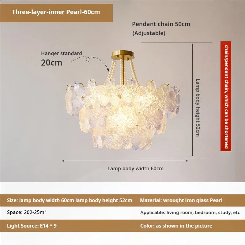 Afralia™ Leafless Crystal Chandelier: Modern French Living Room & Bedroom Lighting