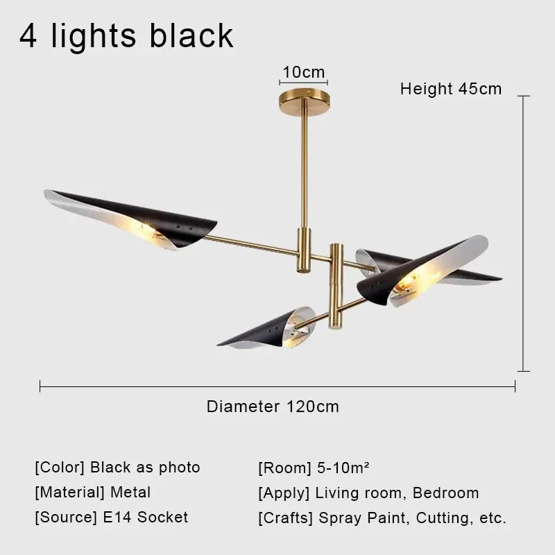 Afralia™ Modern White LED Ceiling Chandelier Hanging Lamp for Living Room, Bedroom, Dining Room