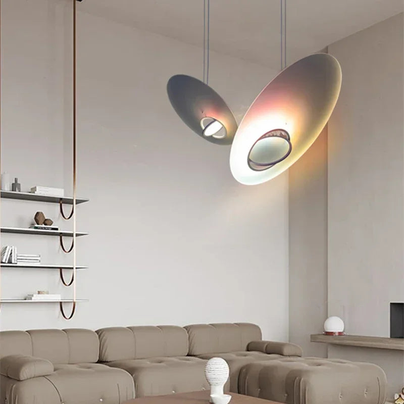 Afralia™ Rotatable LED Chandelier - Modern Satellite Pendant Light for Dining, Events & Decoration