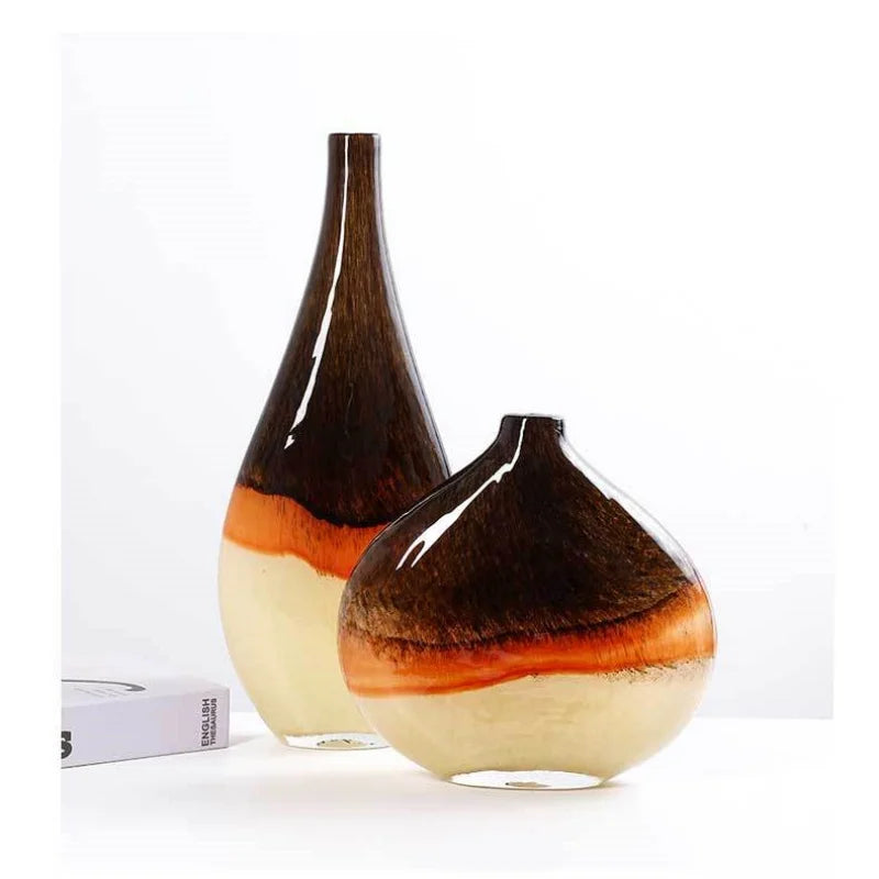 Afralia™ Gradient Glass Vase Hydroponics Terrarium Flower Home Decor