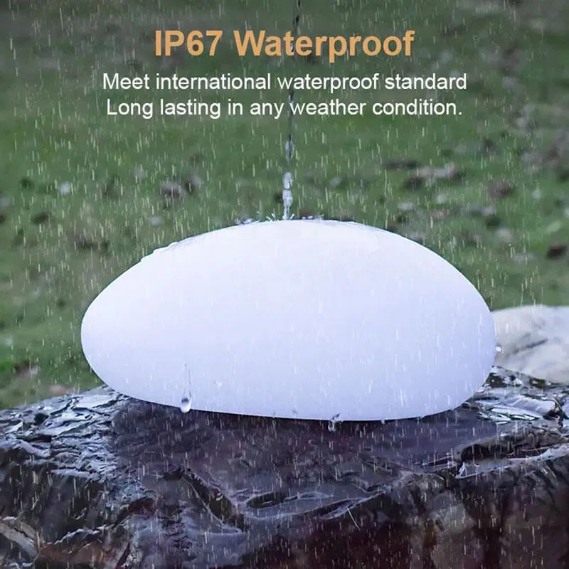 Afralia™ Solar-Powered LED Stone Lamp: Waterproof Outdoor Lighting for Garden Decor