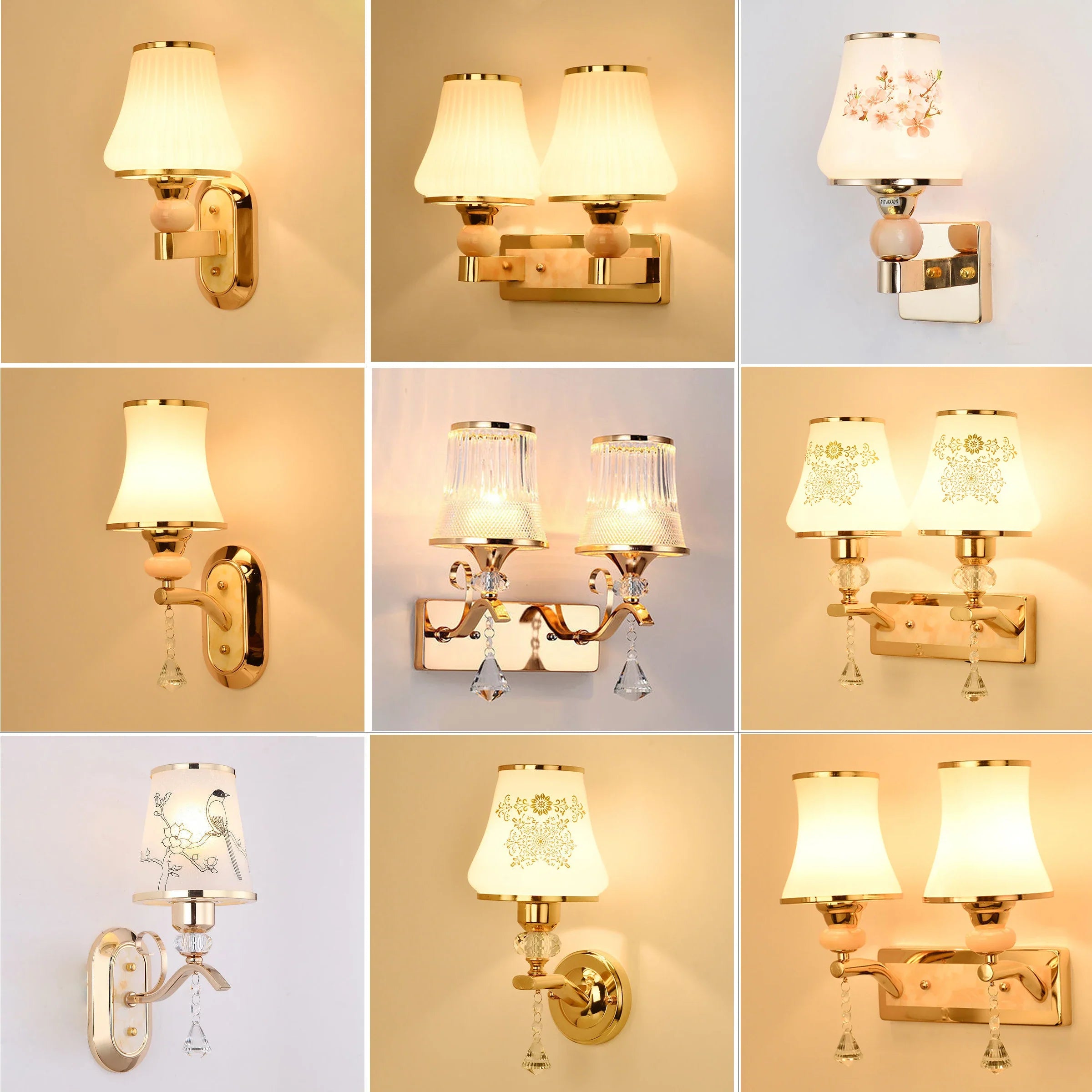 Afralia™ Nordic LED Wall Lamp for Bedroom Living Room Retro Lighting