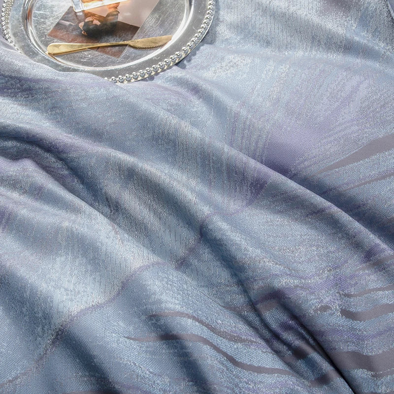 Afralia™ 1500TC Egyptian Cotton Silk Jacquard Bedding Set for Queen King Beds