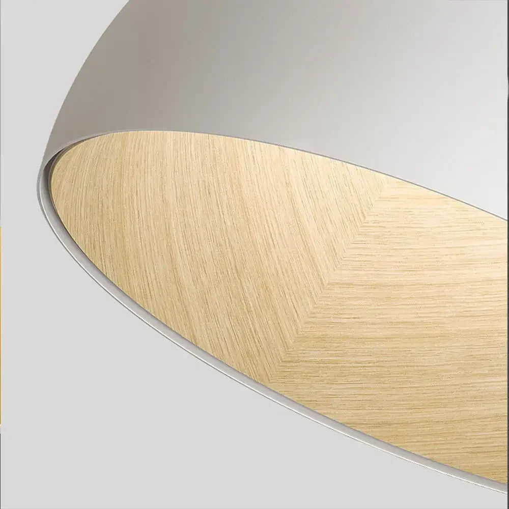 Afralia™ Modern Wood Grain Bedroom Ceiling Lamp