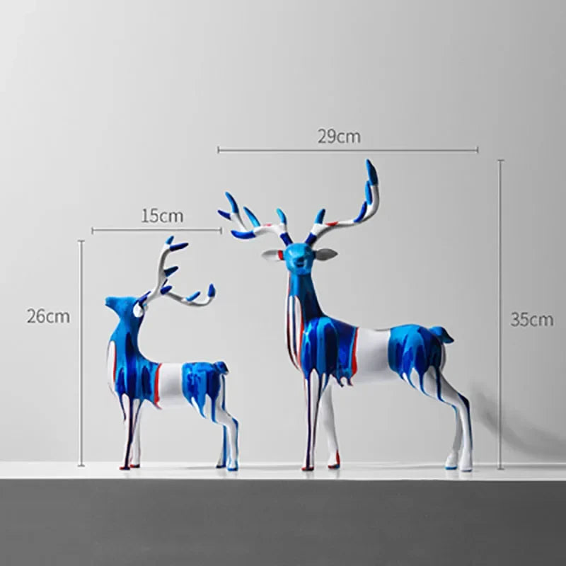 Afralia™ Animal Resin Statue Collection: Abstract Horse Cow French Bullfighting Dog Sculpture