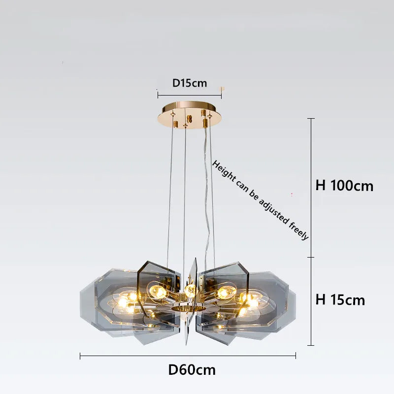Afralia™ Crystal LED Chandelier: Modern Luxury Lighting for Living Room, Dining Room, and Bedroom