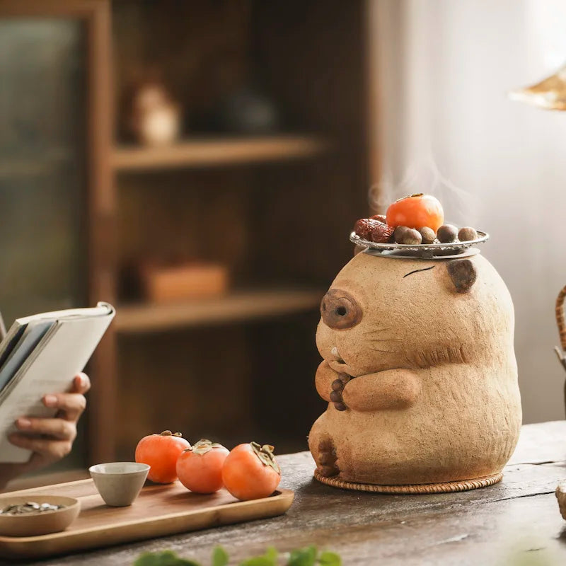 Afralia™ Handmade Refractory Carbon Oven Surrounding Stove Electric Ceramic Stove