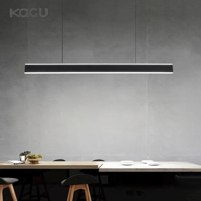 Afralia™ Minimalist LED Chandelier for Home Villa Living Room Bedroom Dining Study Lighting